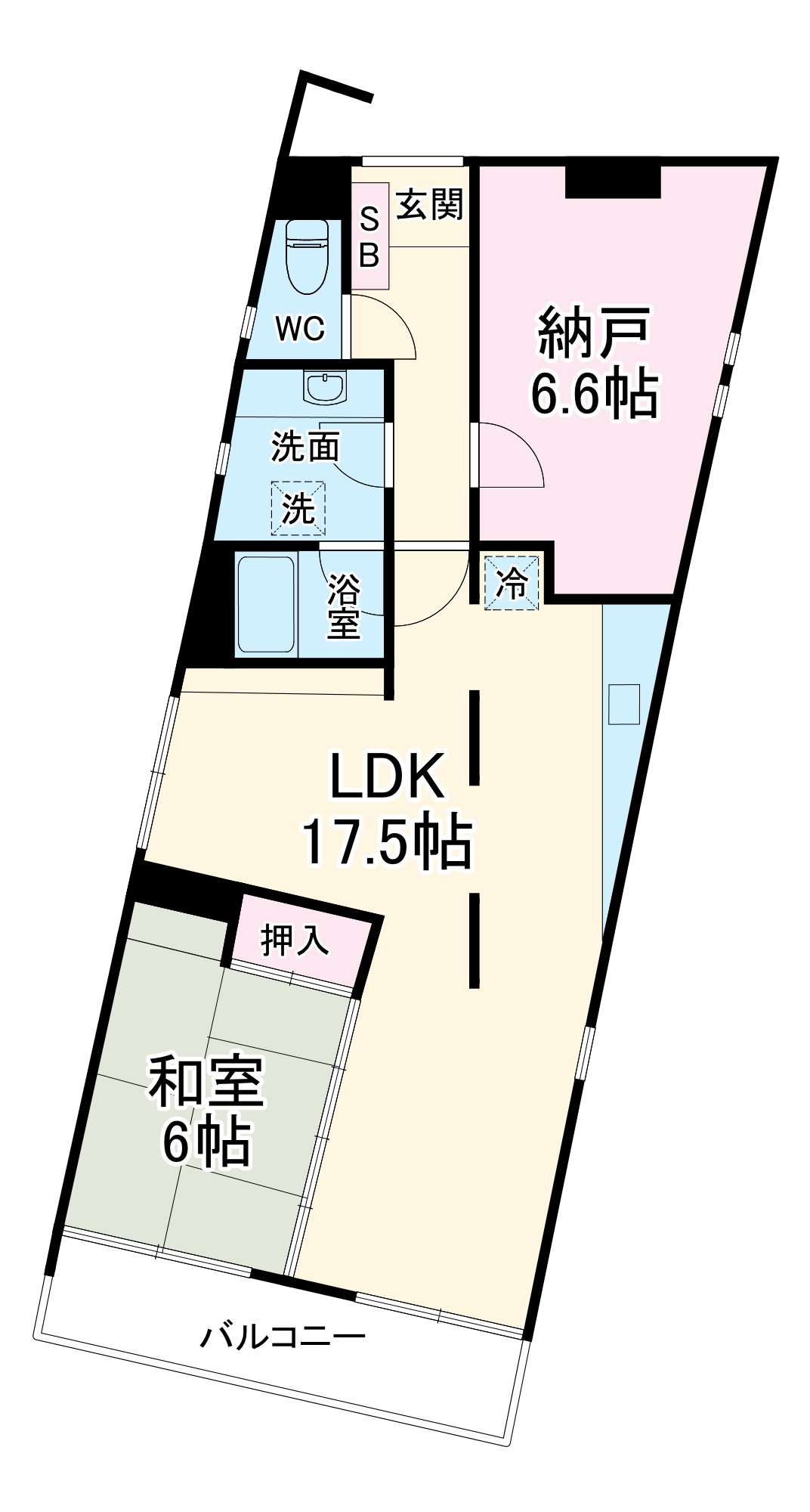 アメニティ高島台Ⅰの間取り