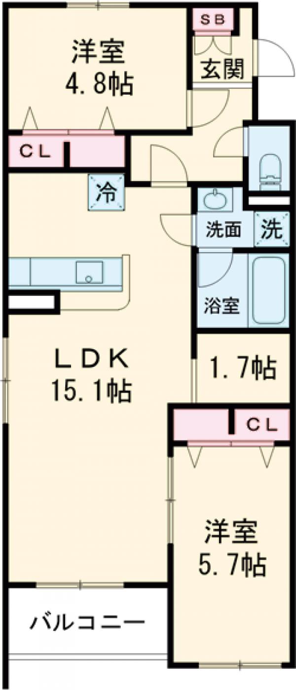 二番館の間取り