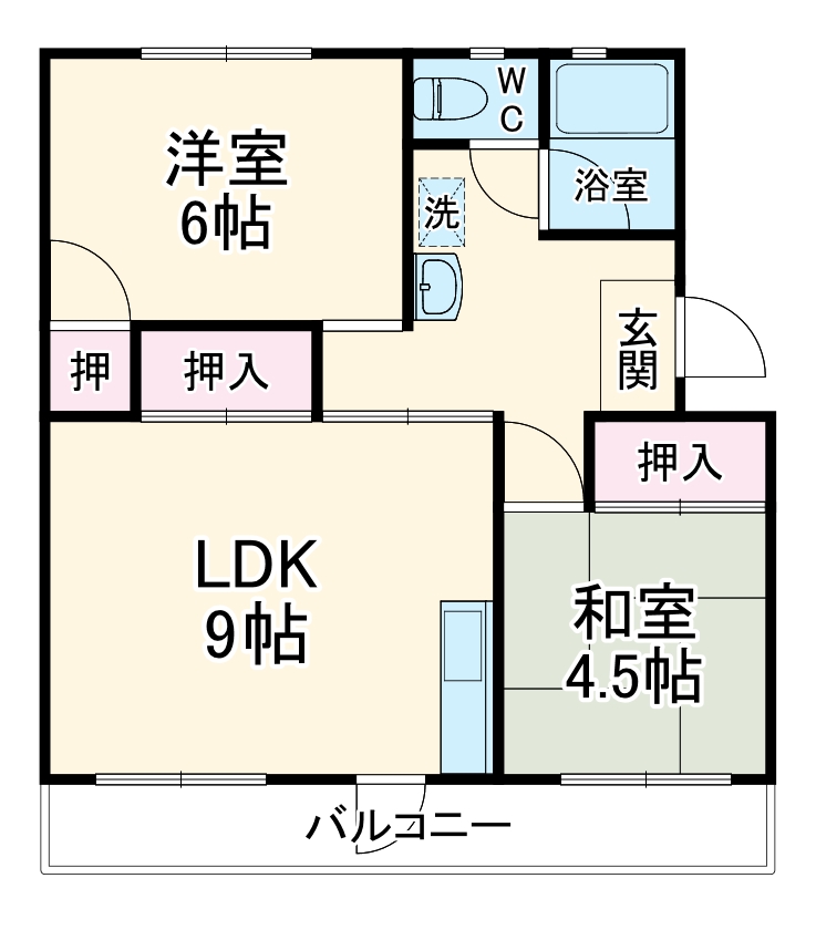 マンション佐鳴台の間取り