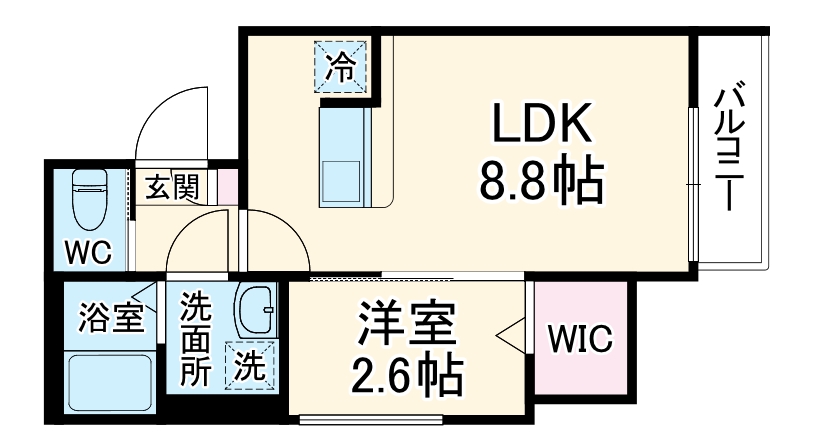 KLEIS新所沢の間取り
