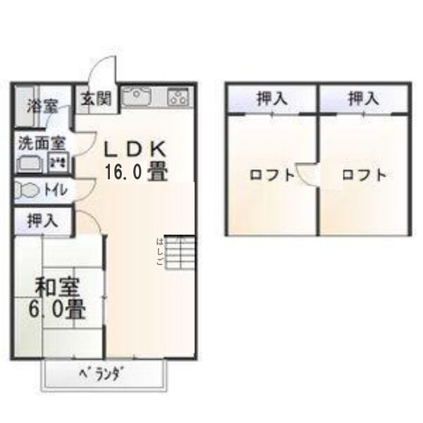 コーポラスノベルティC棟の間取り