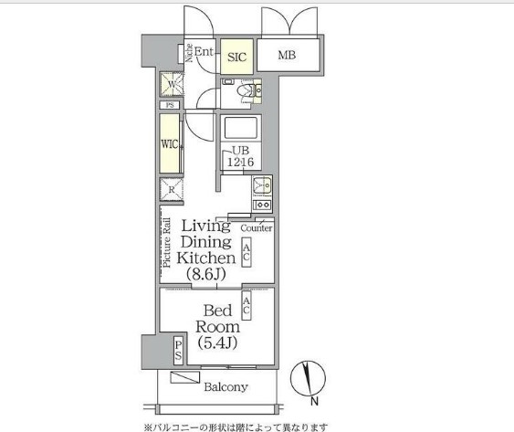 ザ・パークハビオ神楽坂レジデンスSouthの間取り