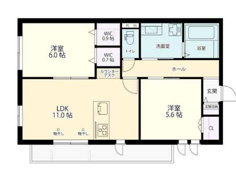 ミュゲットの間取り