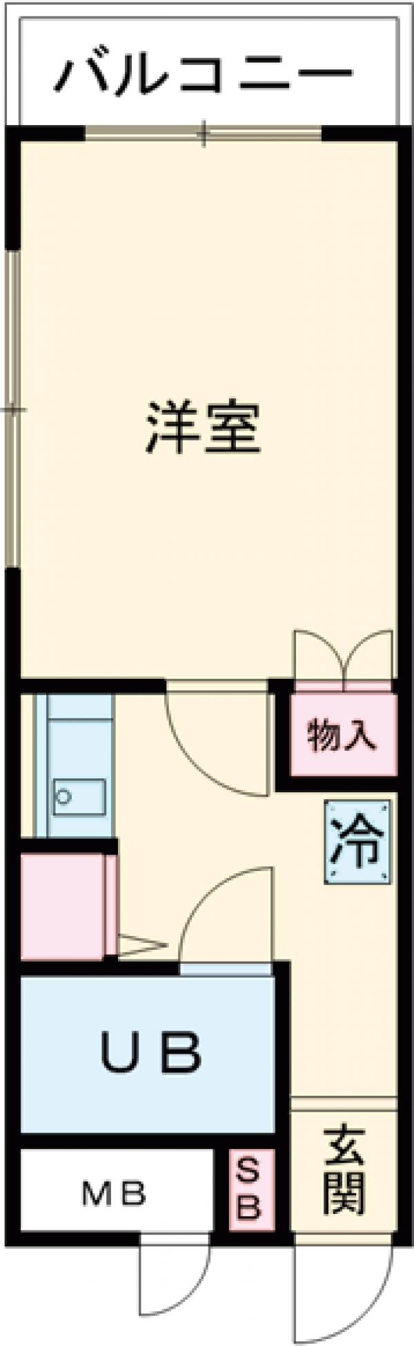 R FIELDS NISHIARAIの間取り