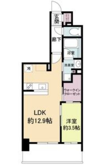 リビオメゾン新大阪の間取り