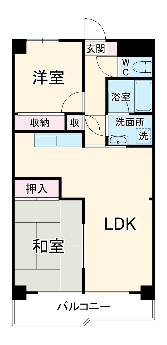 ドミール市ヶ尾の間取り