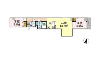 セレスティア西瑞江の間取り