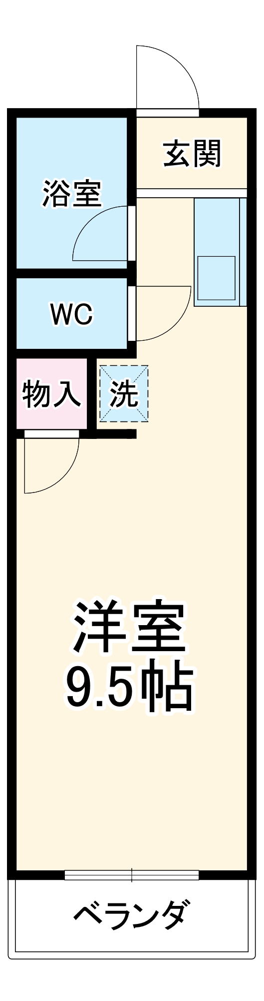 エバーグリーンの間取り