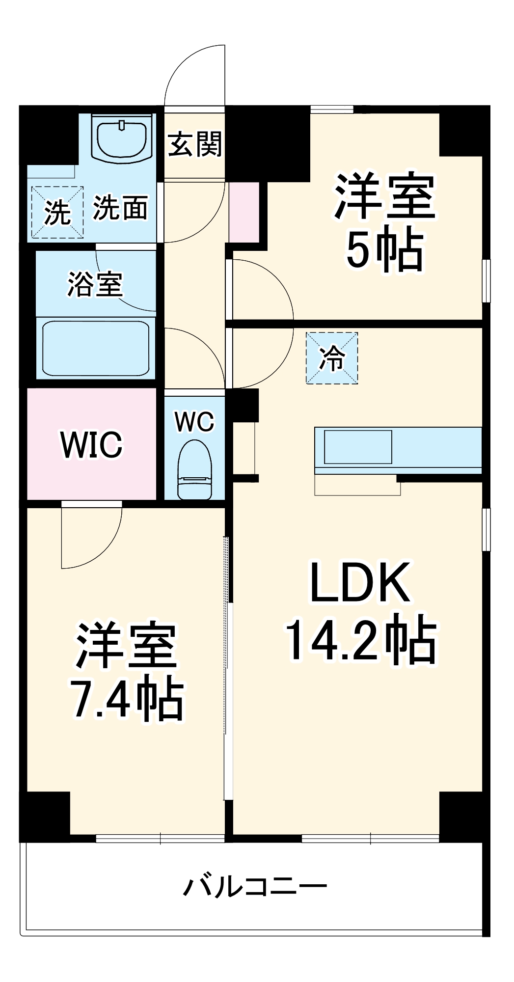 リコルド1の間取り