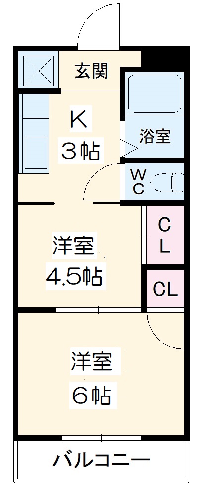 サンシティフジトの間取り