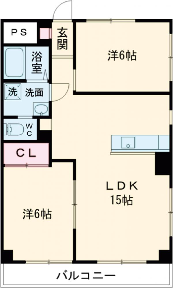 Chez Moi Maebashi シェモワ前橋の間取り