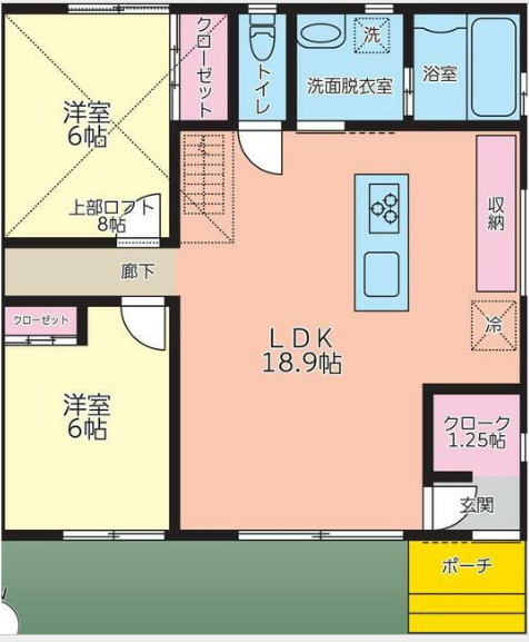 ツインの間取り