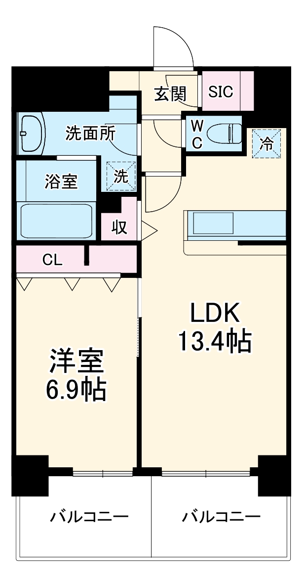 フィラーレ・202号室の間取り