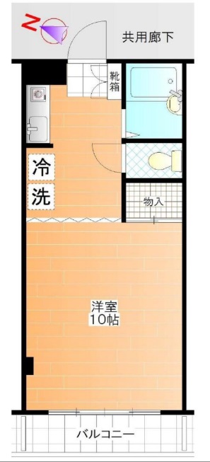 藤和ビル・302号室の間取り