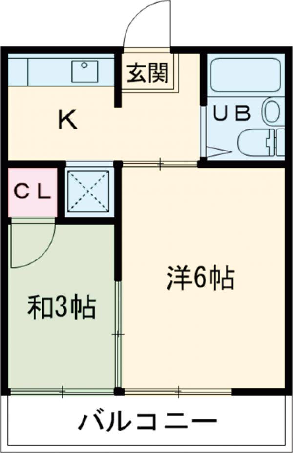 第二大津加荘の間取り