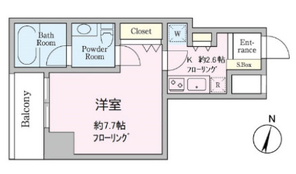 グランプラス千駄木の間取り