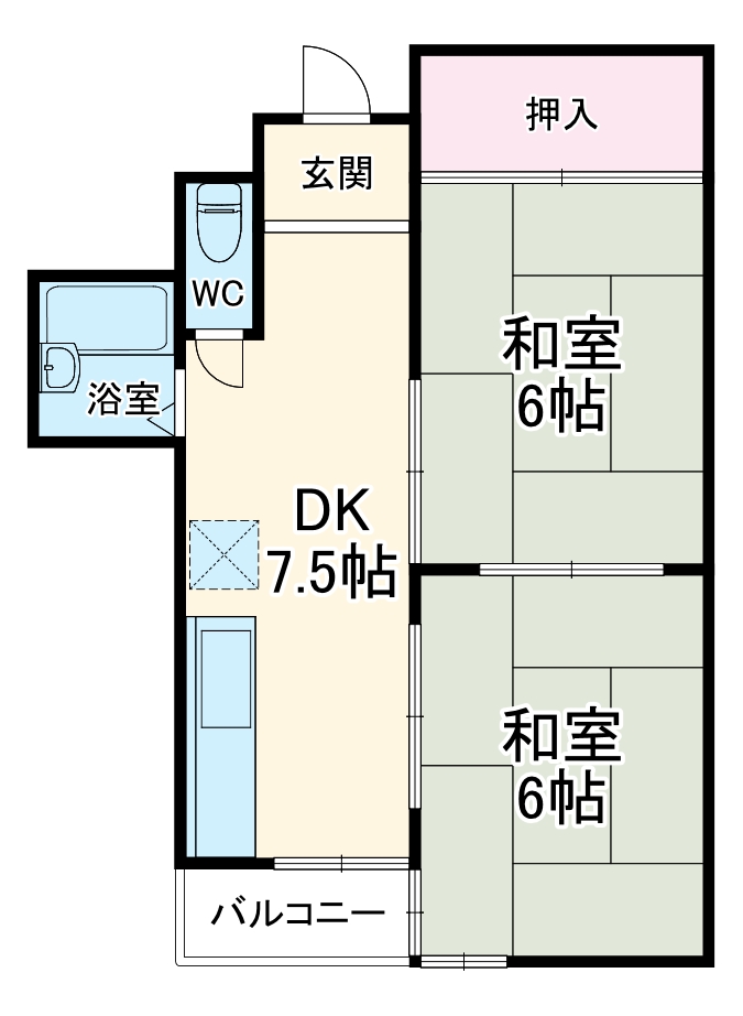 稲本ビルの間取り