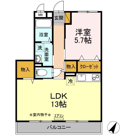 レジデンス・デュオの間取り