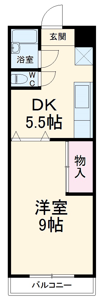 サントピアマンションの間取り