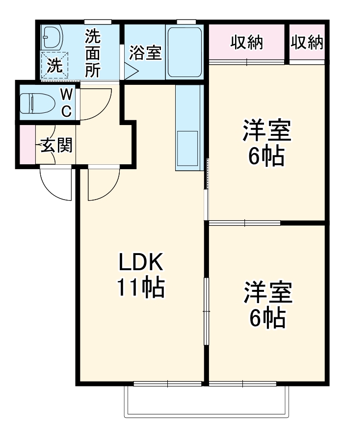 ブライトタウンⅡの間取り