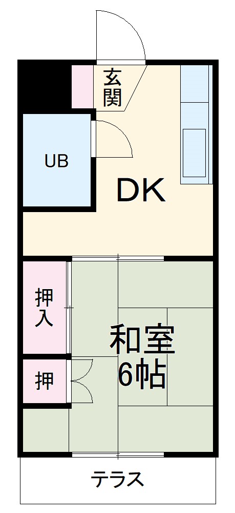 コーポ石塚Ⅰの間取り