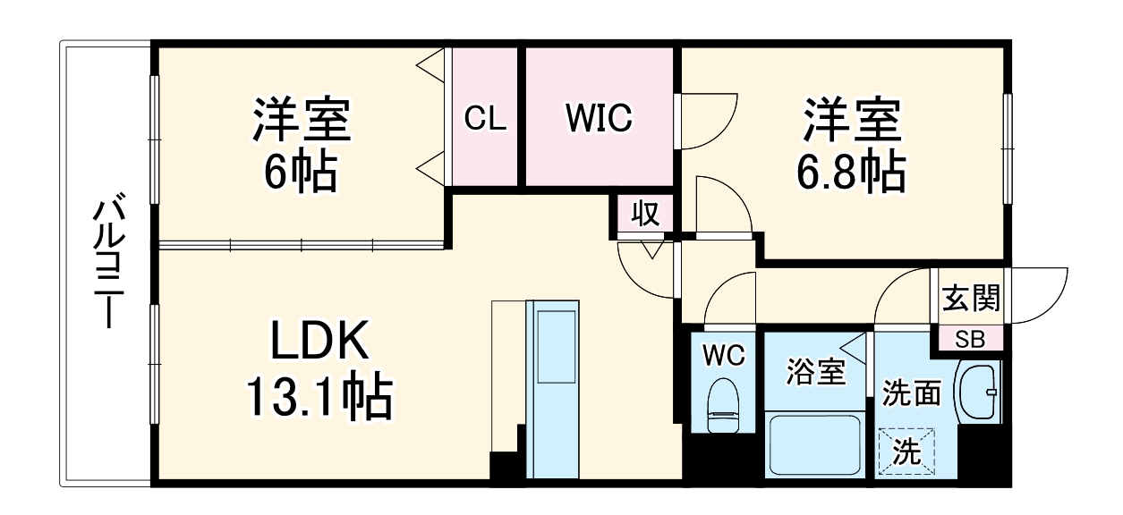 ペラルゴスの間取り