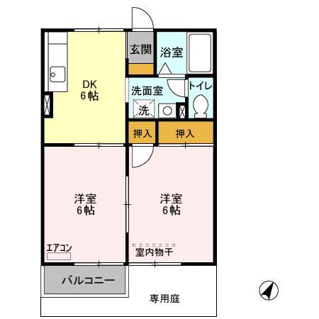 サニーコーポ・ハセベの間取り