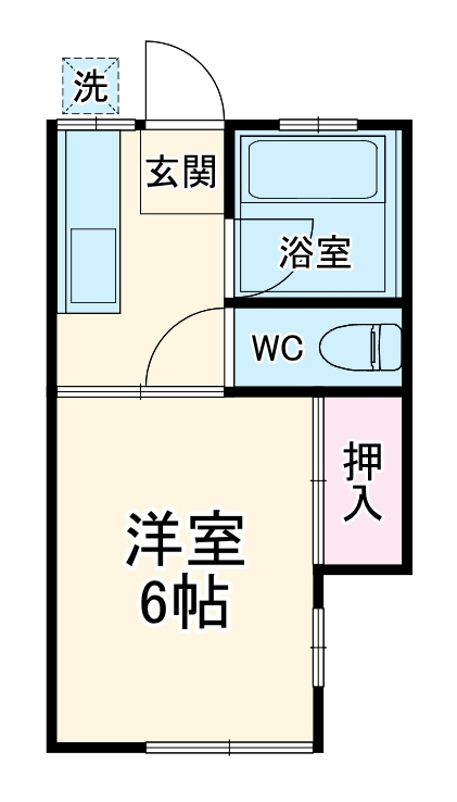 コーポ司第3の間取り