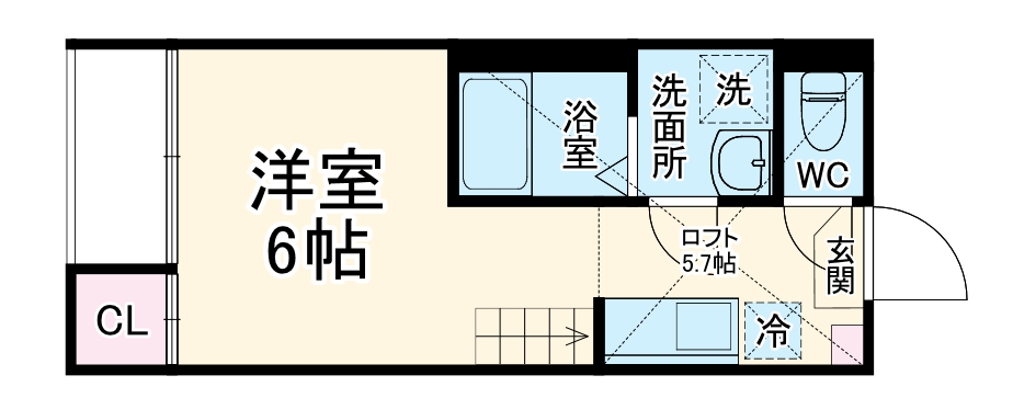 ルキシオン名古屋南の間取り