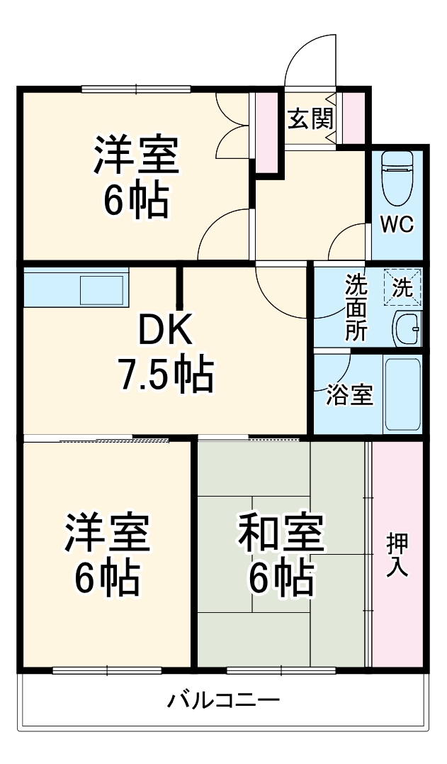 ノースランド1の間取り