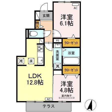 オープストガルテンKの間取り