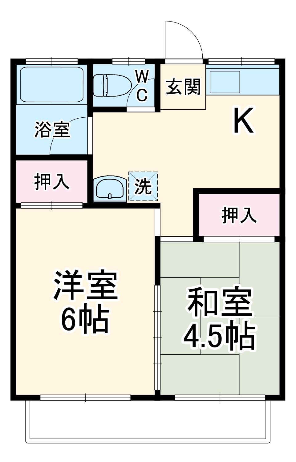 勝田台ハイツの間取り