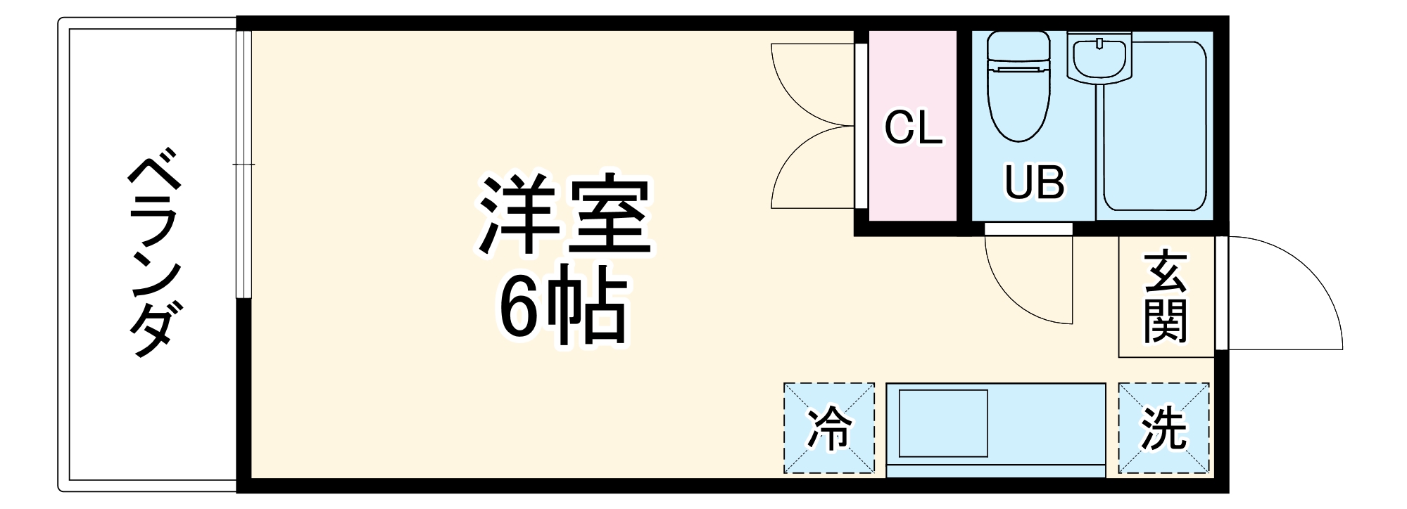 b´CASA千葉検見川re-bornの間取り