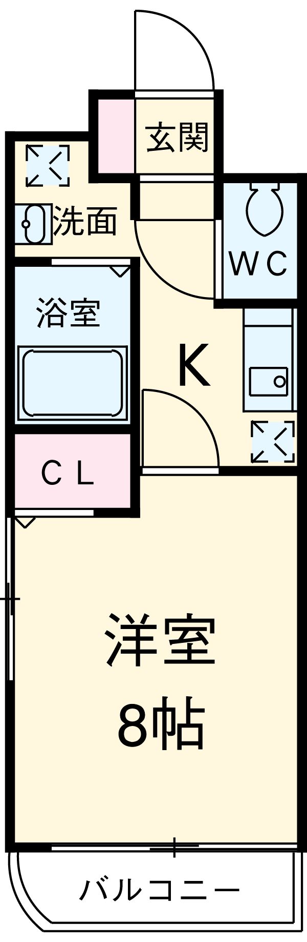 ルミエール長良の間取り