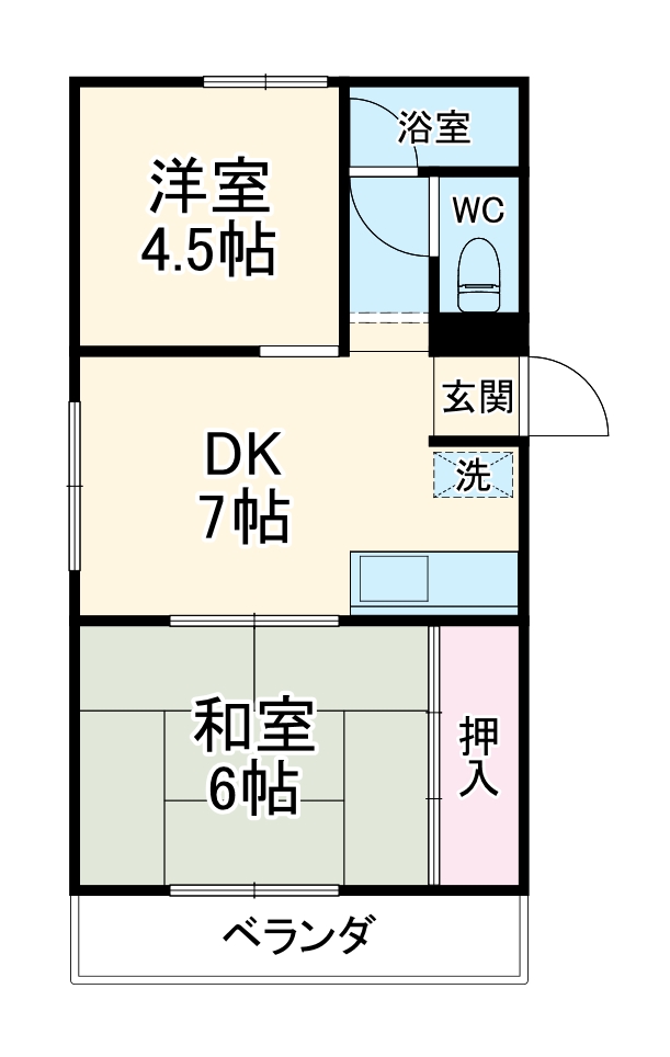 クオーレ稲島の間取り