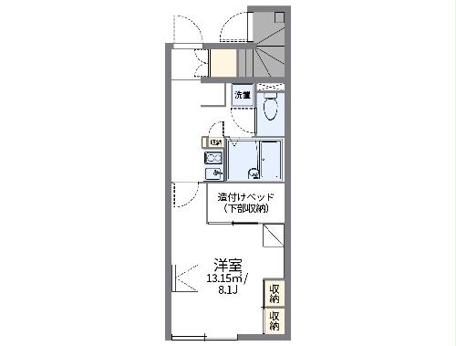 レオパレス桜ebisuの間取り