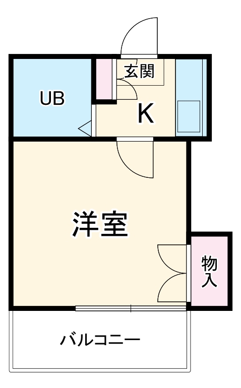 フルール道徳の間取り