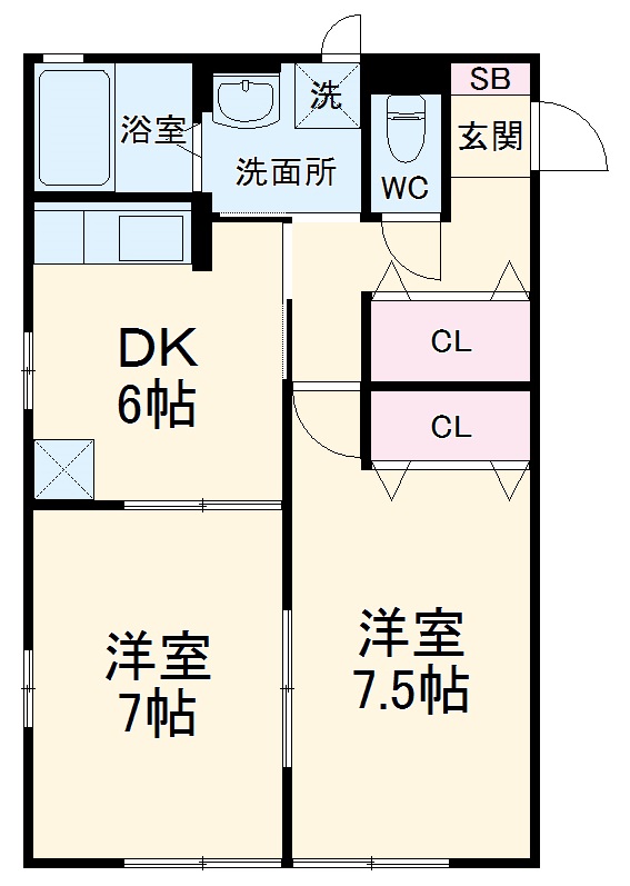 フラワームーンの間取り