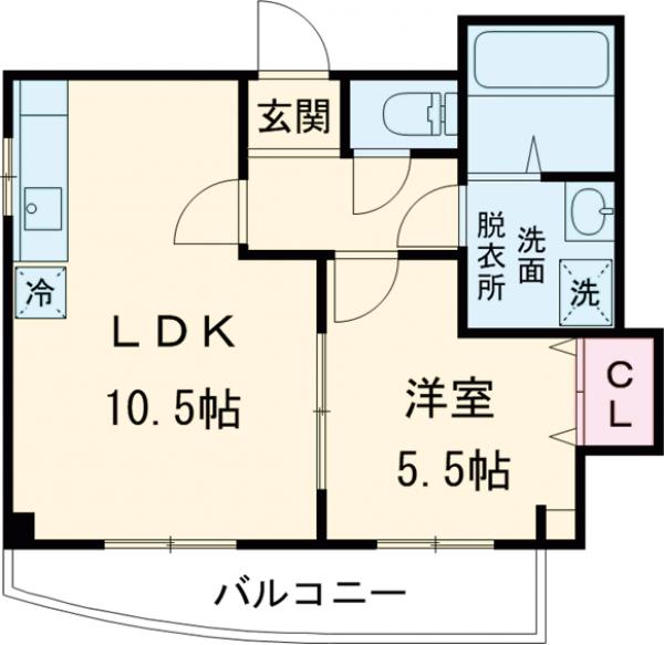 AIB綾園の間取り