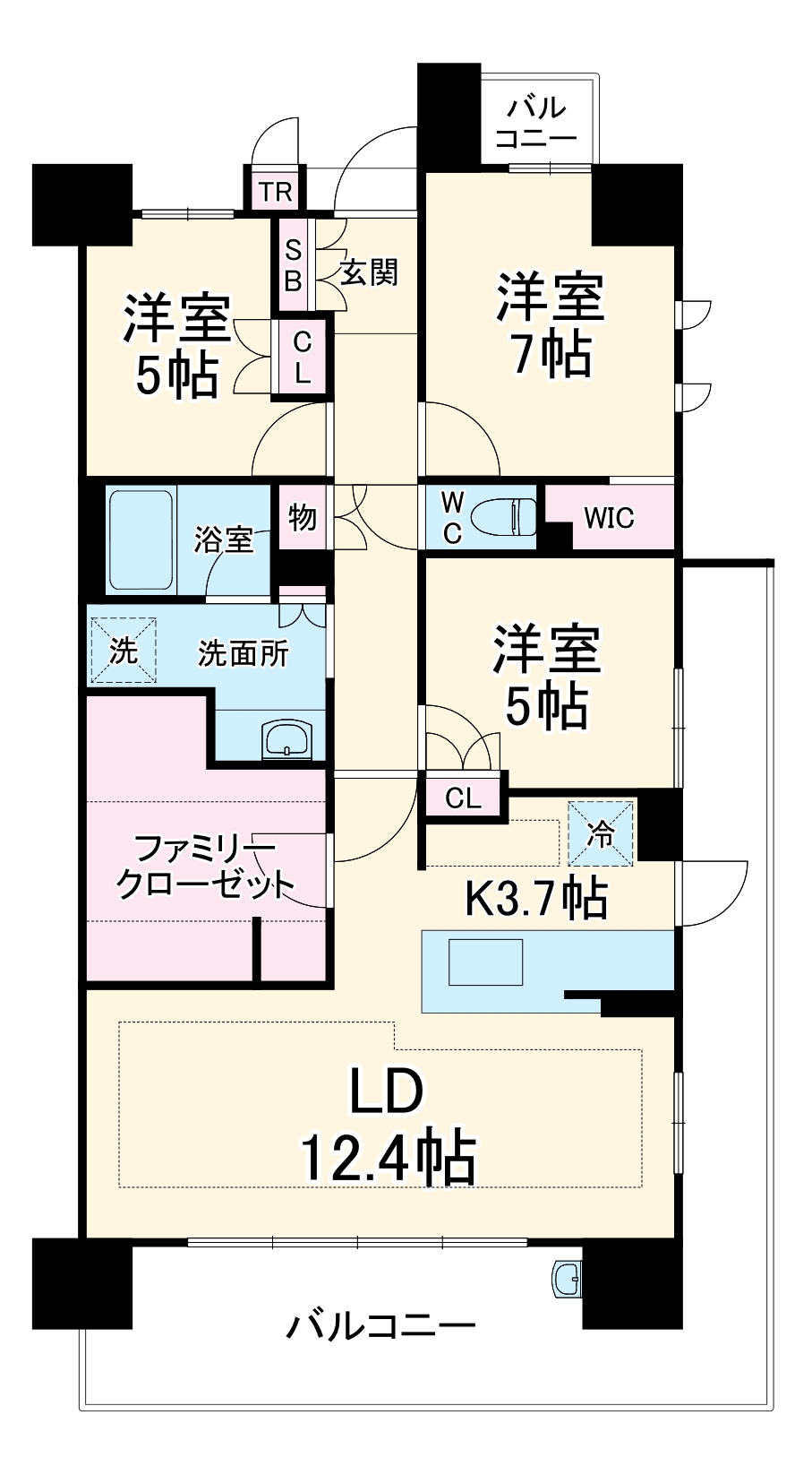 アルバックス日進の間取り