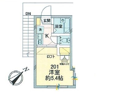 プランドール中山の間取り
