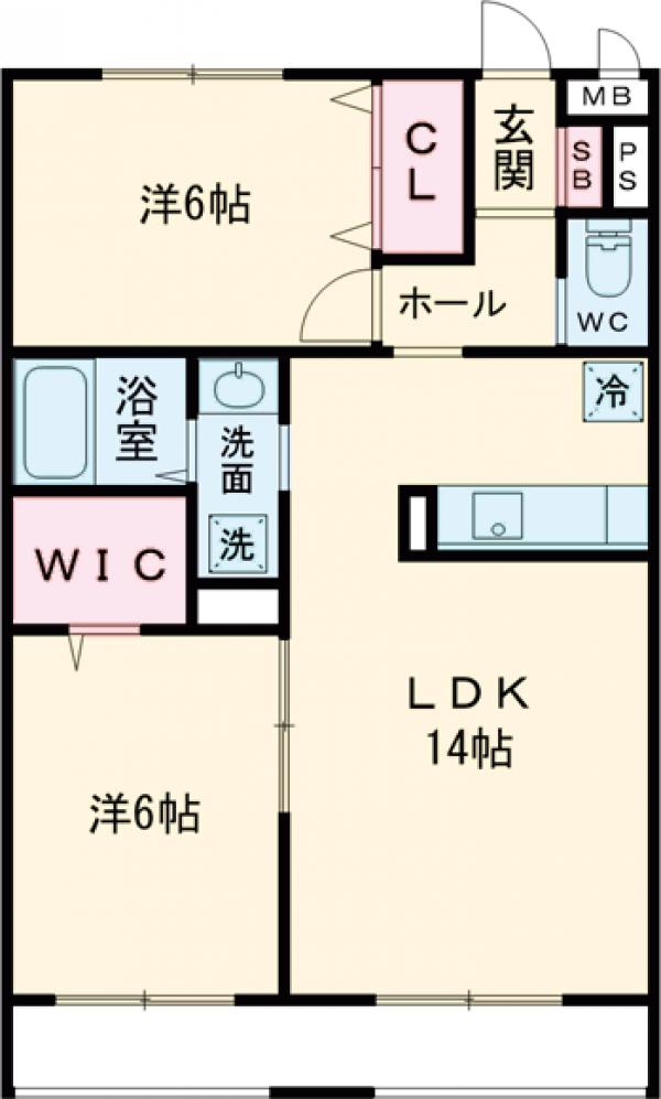 是政の完工年月(2017年12月)築の賃貸アパートの間取り