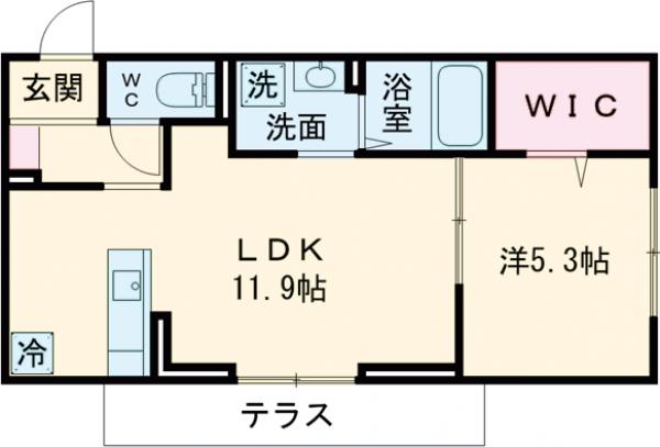 サンライズガーデンさくらの間取り