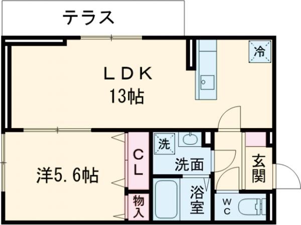 サンライズガーデンさくらの間取り
