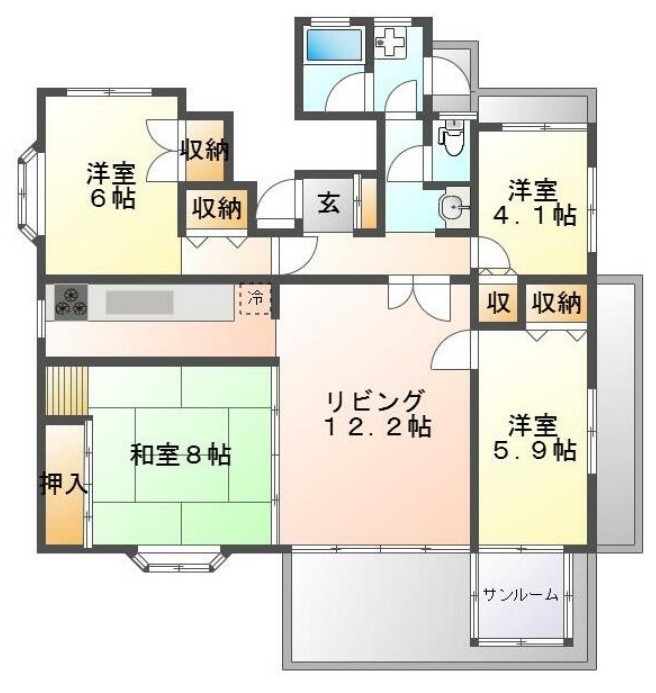 第一荻窪コーポの間取り