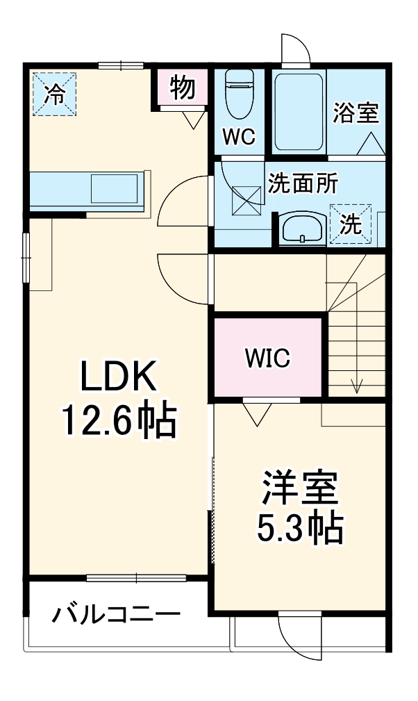 champ de fraises(シャンドフレーズ)の間取り