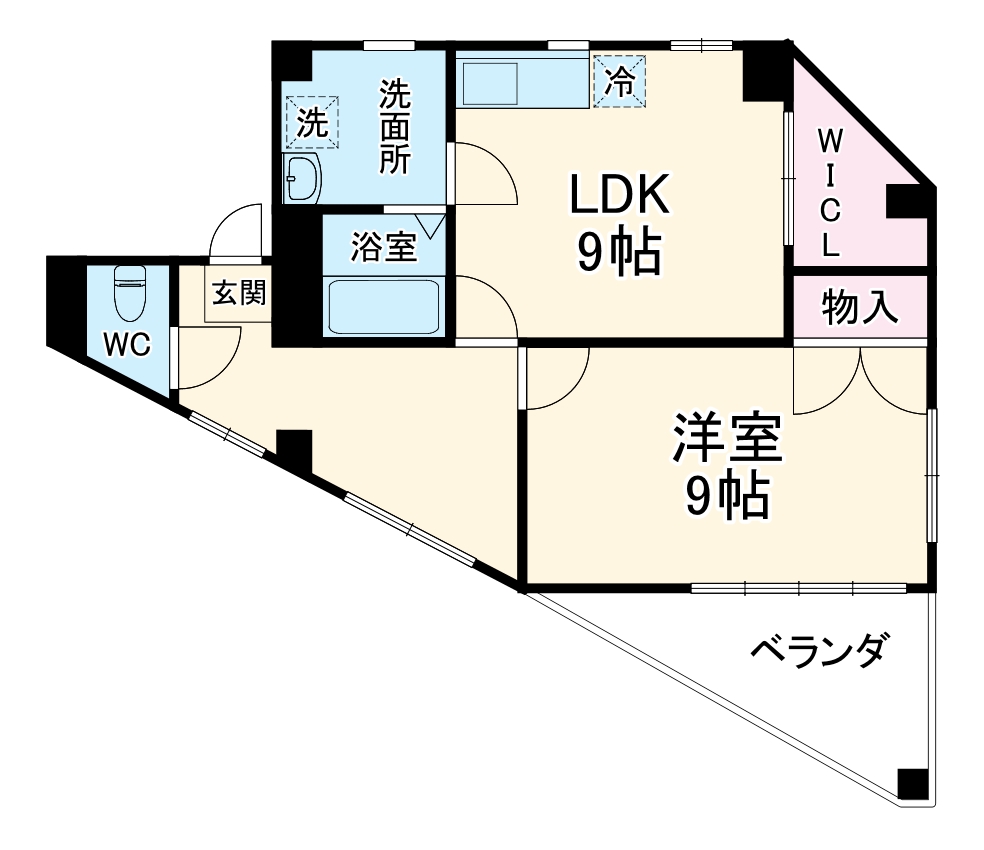 第68プロスパービルの間取り