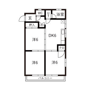 fleur新瑞橋の間取り