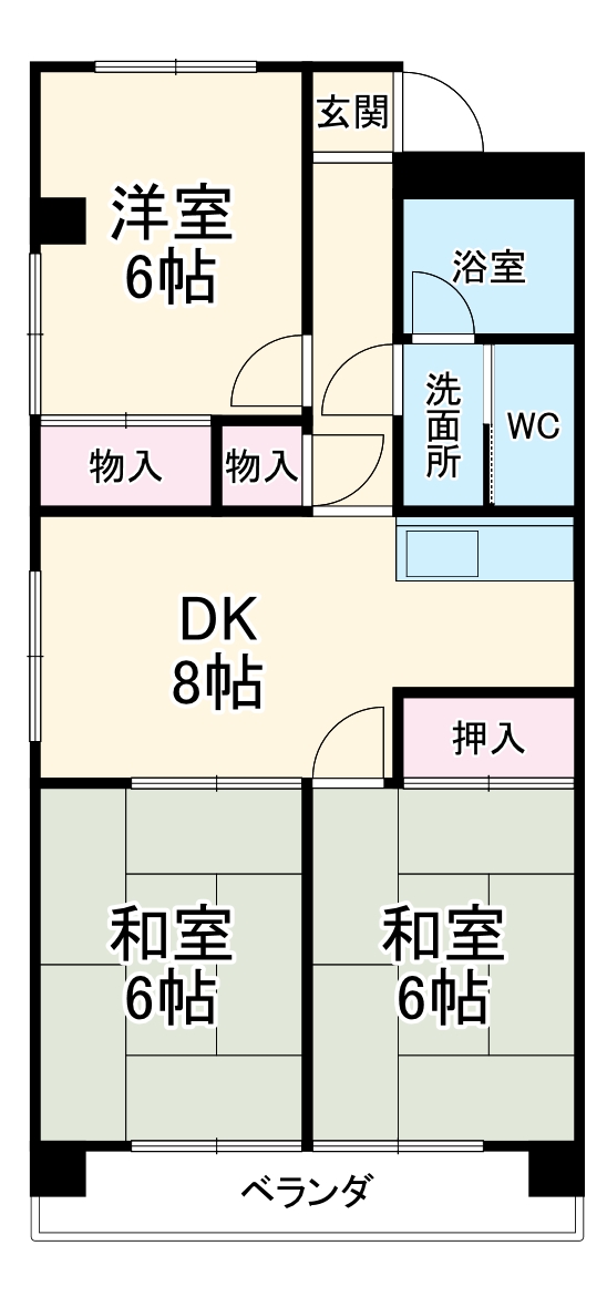 桜台ハイツの間取り