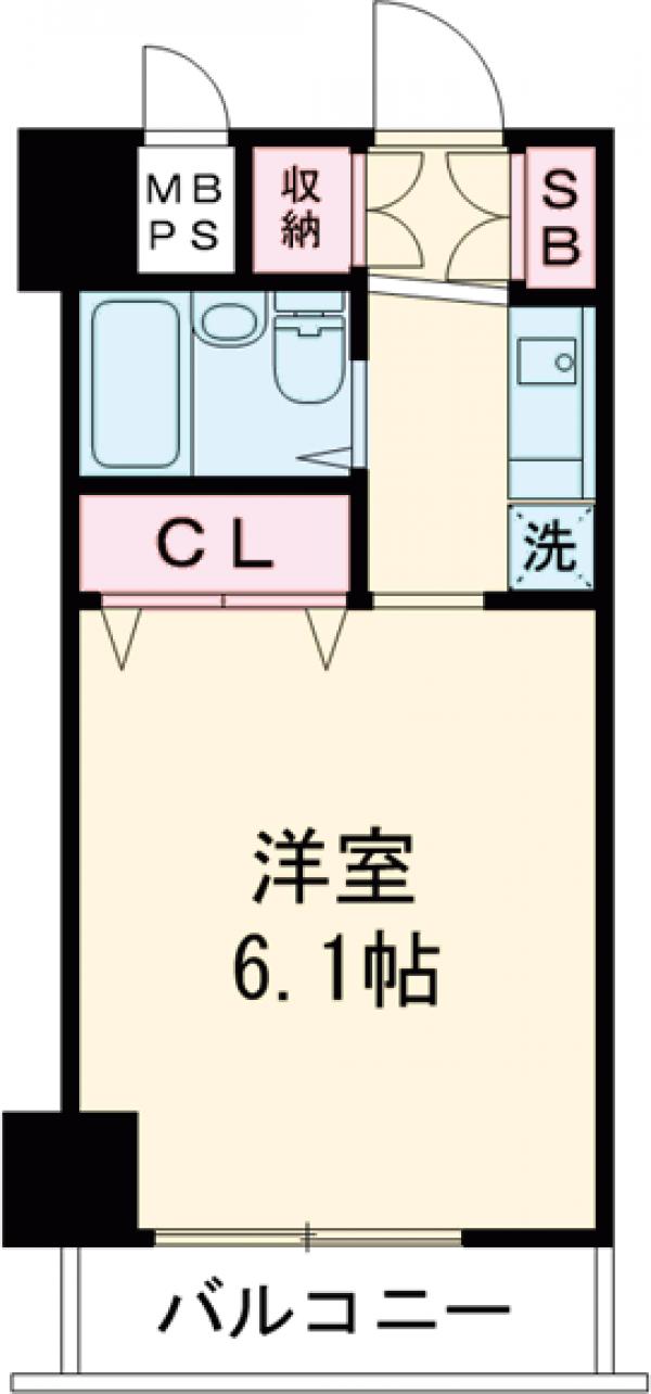 ベルエール方南町の間取り